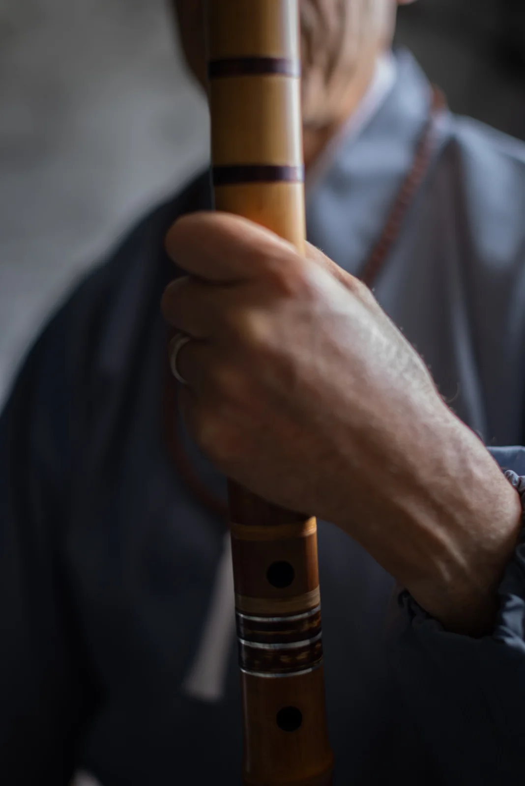 Shakuhachi lessons with Riley Lee